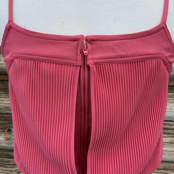 Vintage Joseph Magnin ~ Pink Spaghetti Strap Dress - Picture 6 of 6